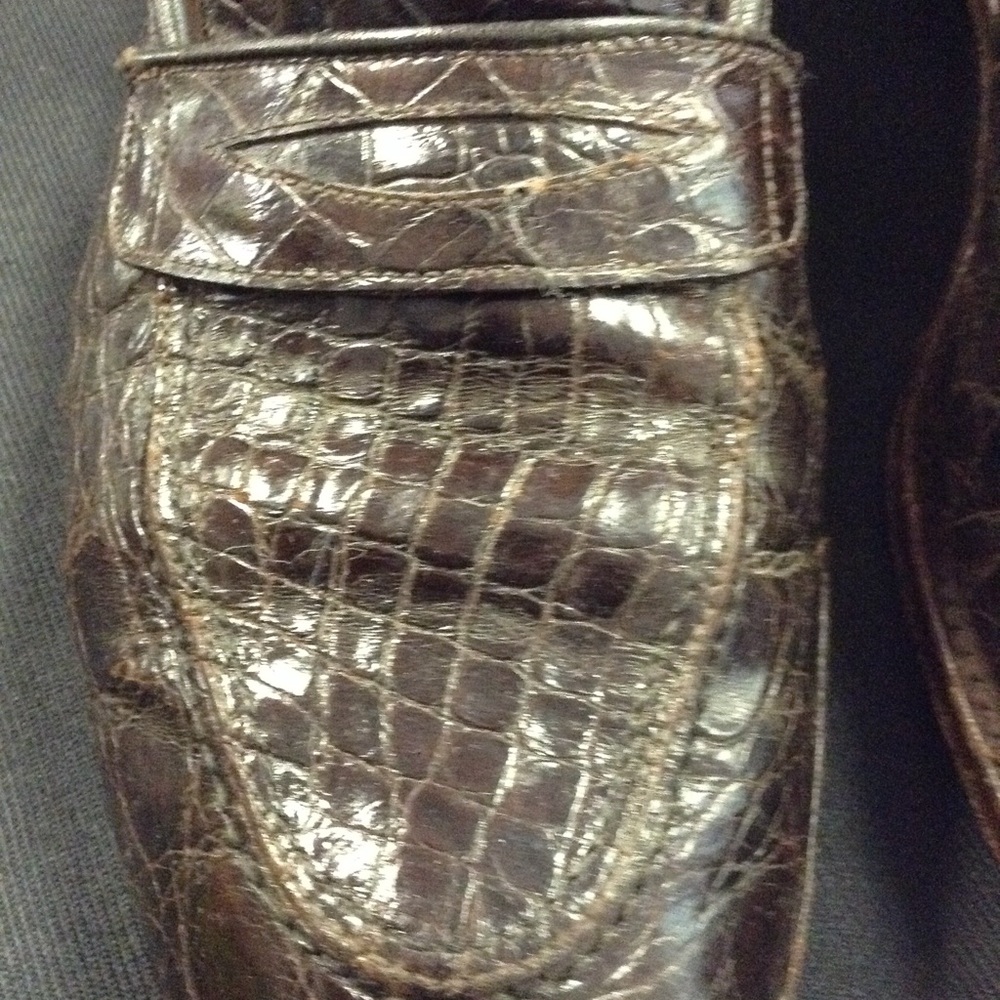 Edward Green custom Alligator shoes size 8-9 - Picture 2 of 7